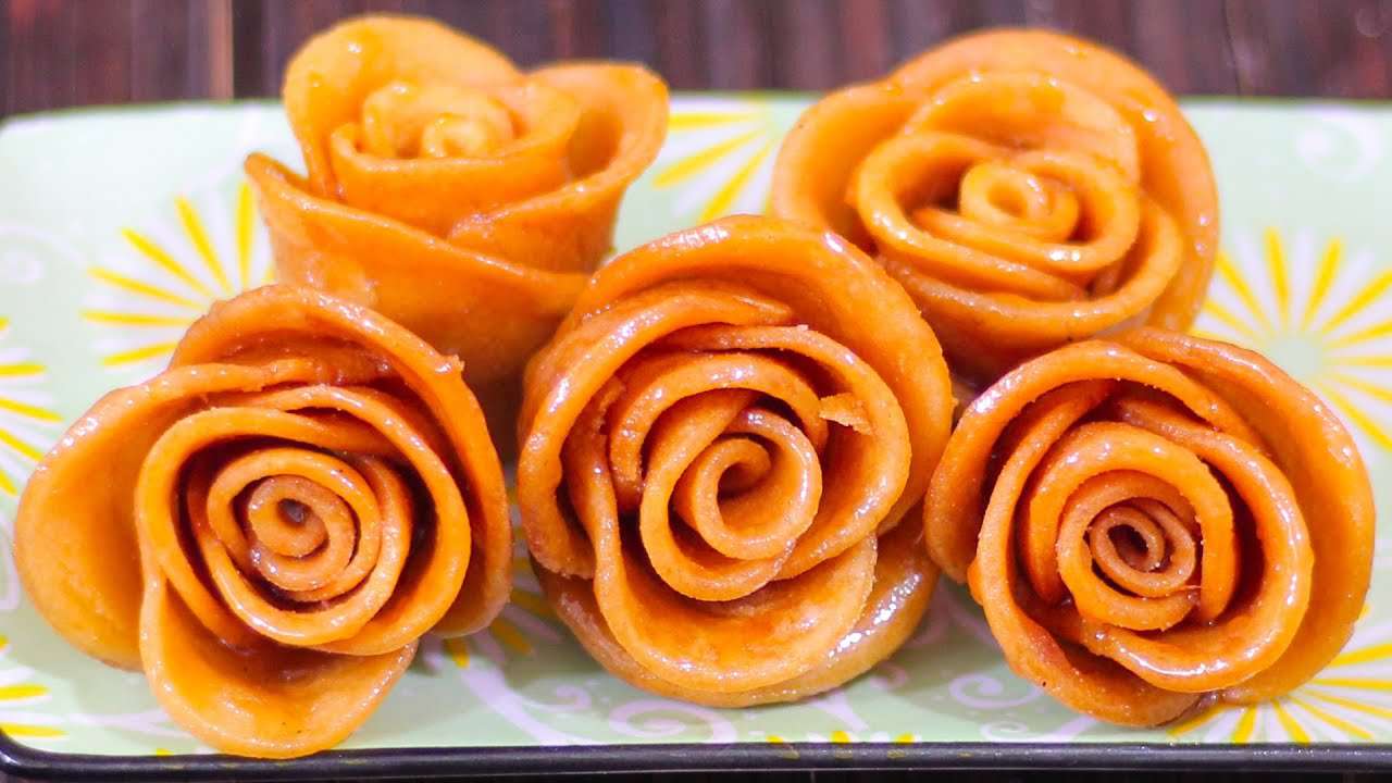 গোলাপ ফুল পিঠা