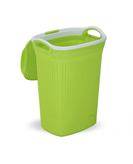 Caino Oval Laundry Basket - Lime Green
