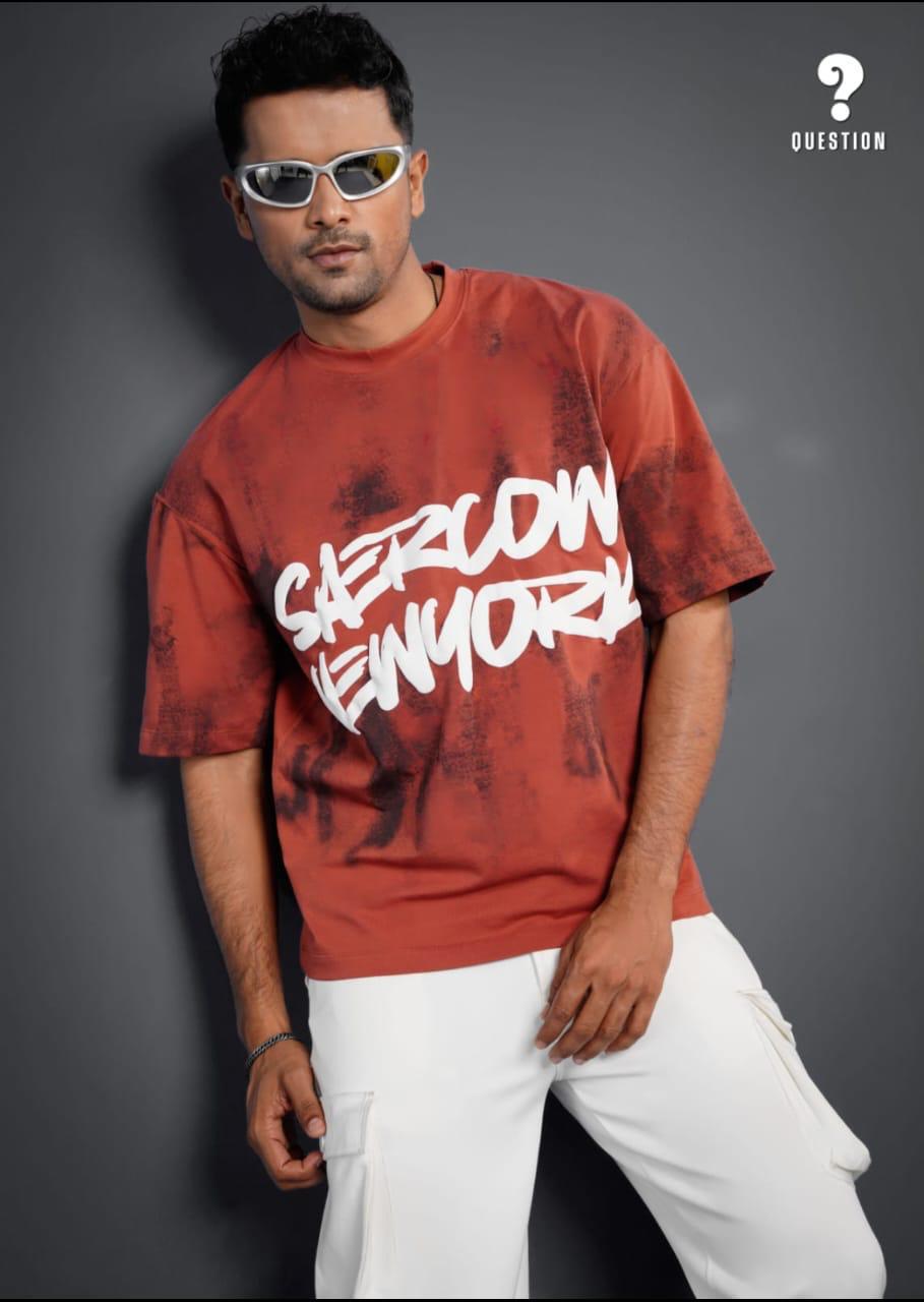 Drop shoulder T shirt 2