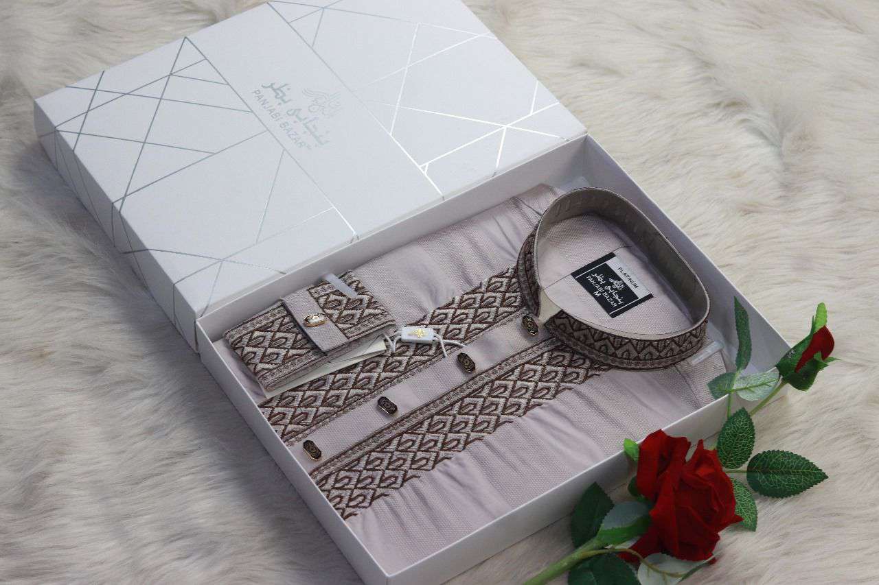 ELITE Quality Embroidered Panjabi For Men I MP-81