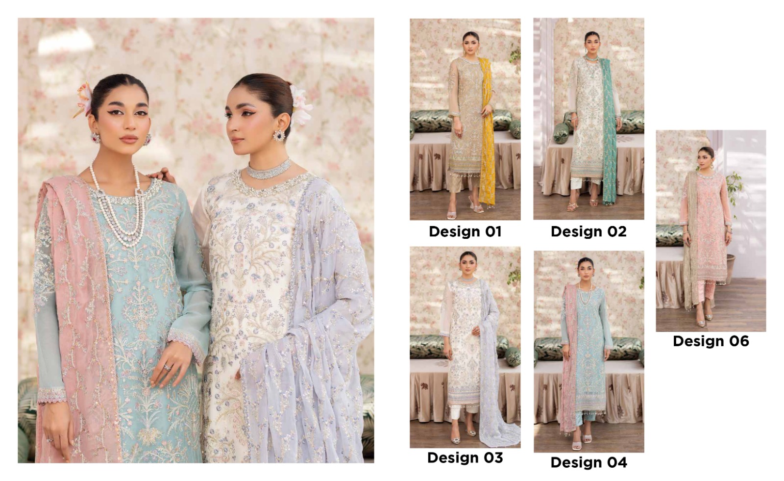 Pakistani luxury readymade chiffon 3pieces exclusive gorgeous dress piece