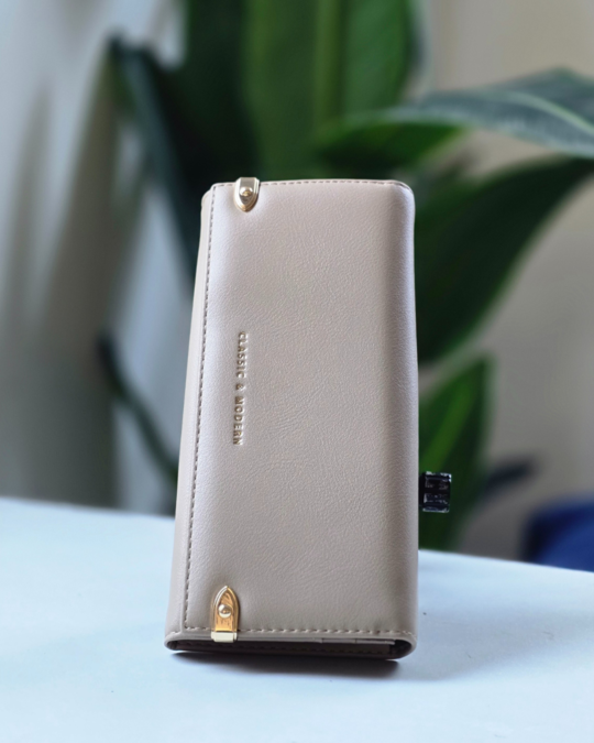 Fashion Women PU Leather Long Wallet – Multi-functional Fold Purse & Card Holder