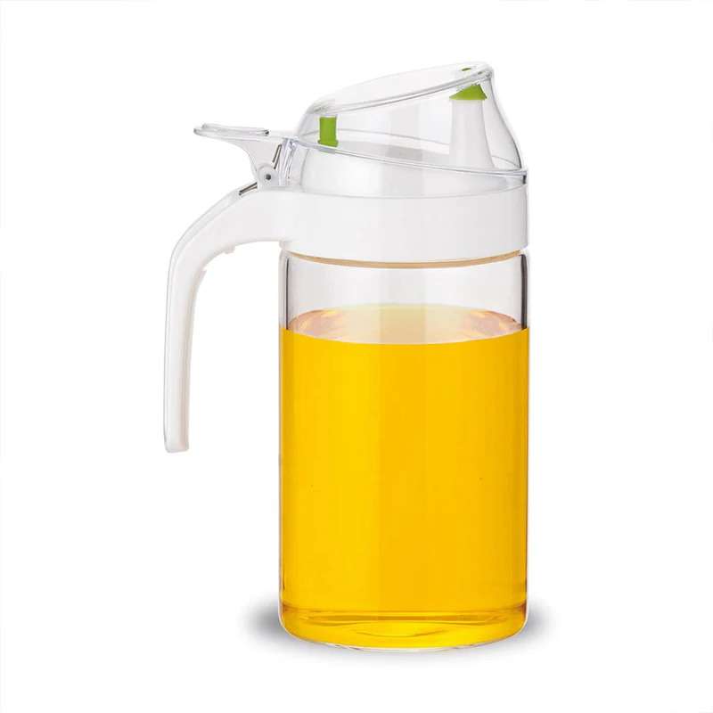 Borosilicate Oil Dispenser  – Leak-Proof Glass Oil Control Bottle