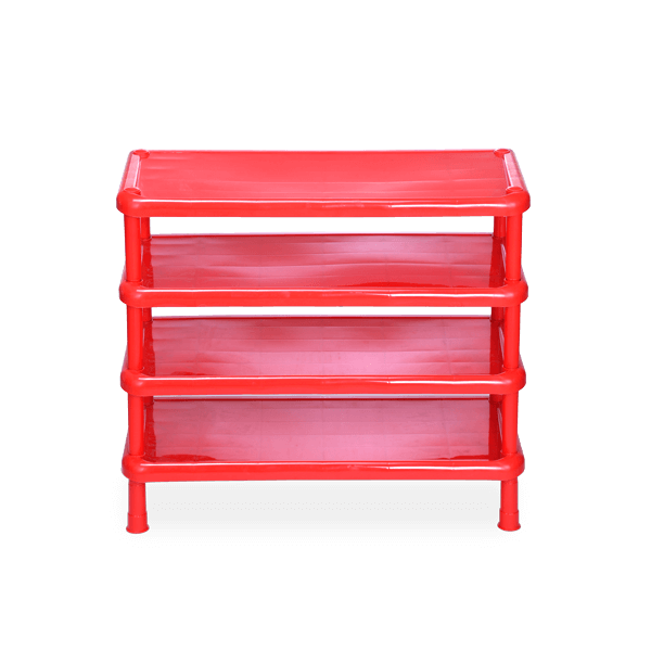 Shoe Rack 4 Step (Big) - Red