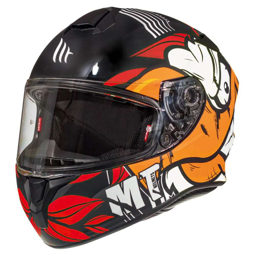 MT Targo Truck Full Face Helmet – ECE & DOT Certified, Aerodynamic Design, Premium Comfort