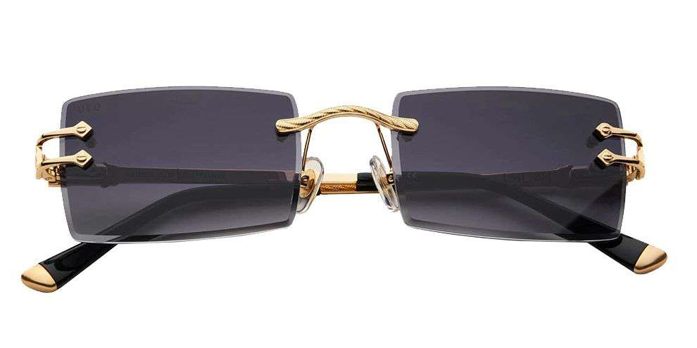 New Square Sunglasses Man Fashion Rimless Gradient Rectangle Female Shades Frameles