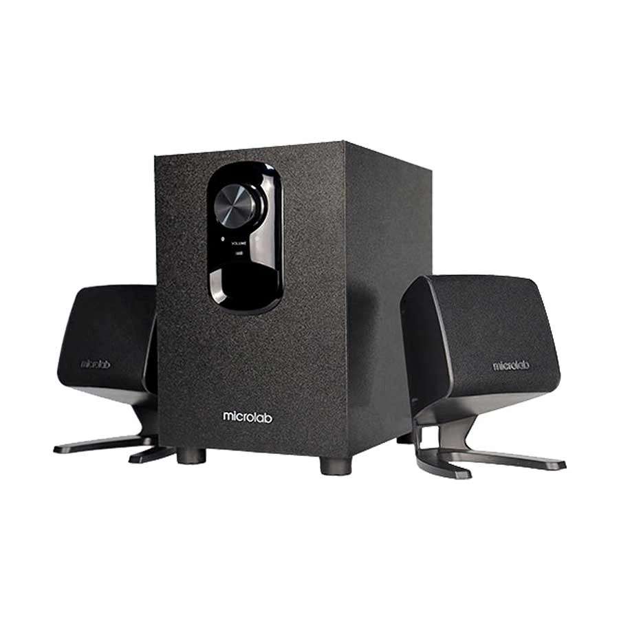 MICROLAB M108U BT 2.1 Multimedia Speaker – 12W RMS, Bluetooth & AUX