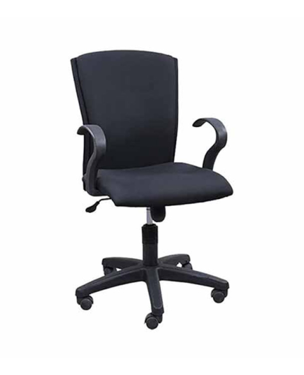 Regal Metal Swivel Chair Black