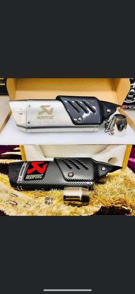 Universal Exhaust / Silencer with Band Pipe & DB Killer – Stainless Steel Motorcycle Muffler