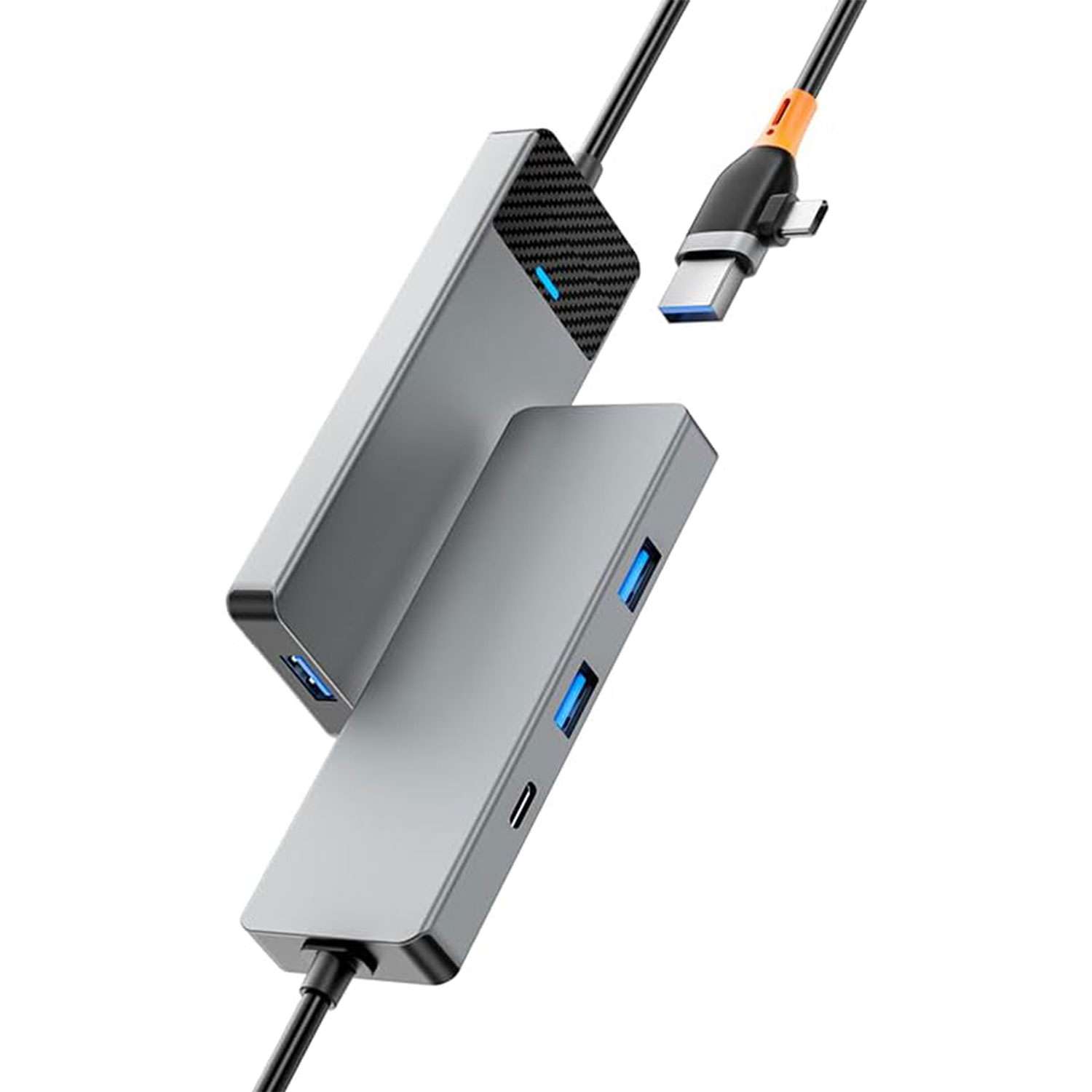 WiWU Linker 4 in 1 USB-A&C Hub (A431C)