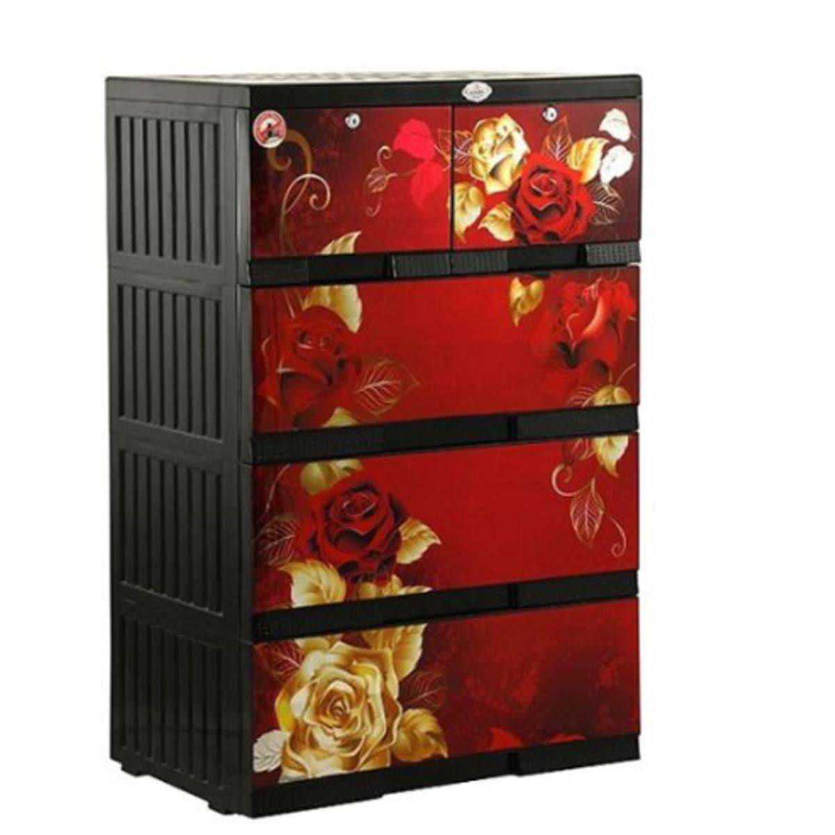 RFL 4D Diana Platinum Wardrobe - Multicolor